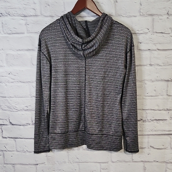 MTA Sport Black and Gray Long Sleeve Hoodie - Picture 4 of 5